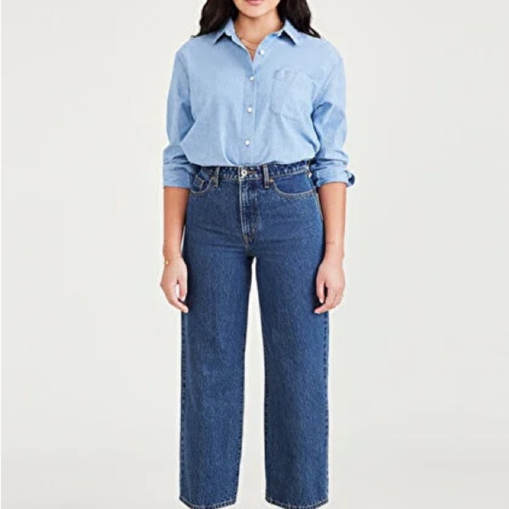 Dockers Women's High Straight Fit Jeans